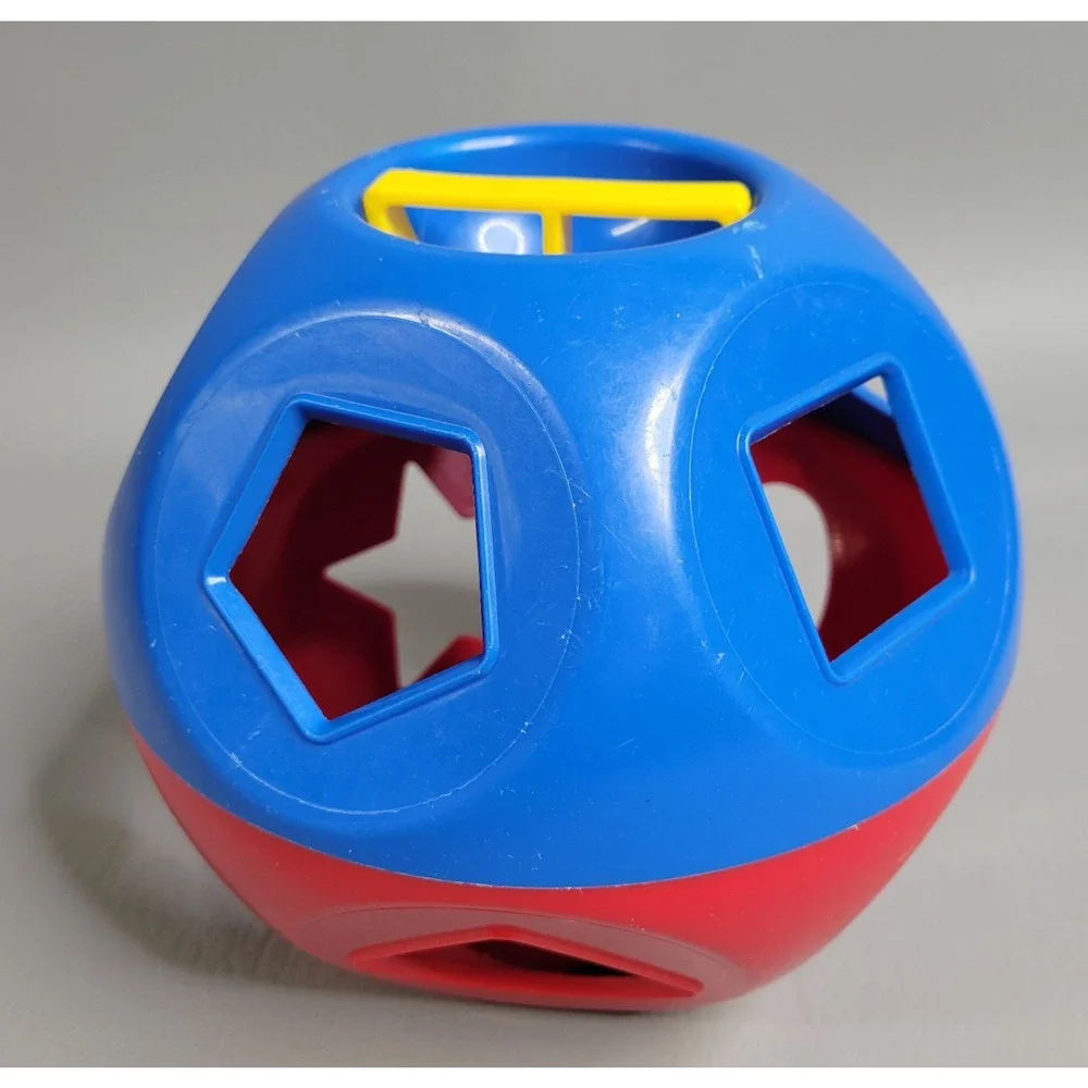 Vintage Tupperware SHAPE-O-BALL Classic Tupper Toys Shape Sorter Complete